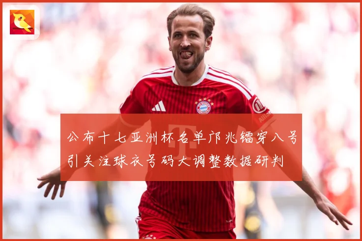 公布十七亚洲杯名单邝兆镭穿八号引关注球衣号码大调整数据研判